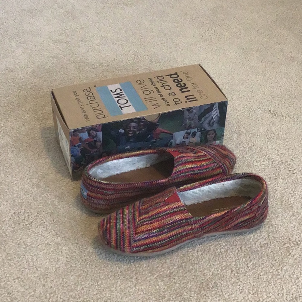 TOMS Classic Flat in Novelty Knit